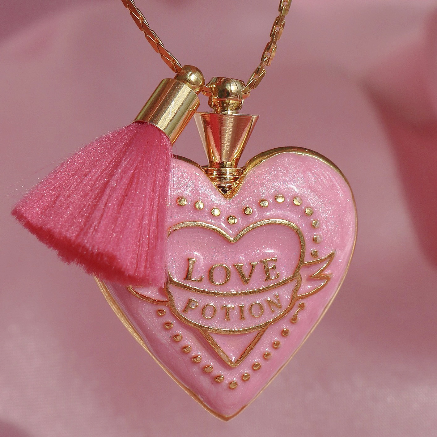 Vögel「魔法瓶」y2k甜酷辣妹配饰芭比风周边爱心多巴胺项链粉色