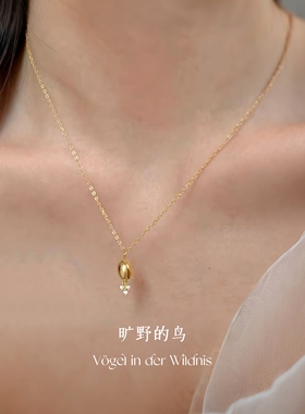 花朵项链轻奢小众高级感锁骨链