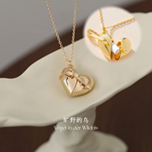 Vögl「丘比特 心事」放动物毛发护身符可打开放东西 项链吊坠