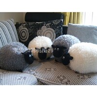 Soft Plush Toy for Shaun The Sheep Character White Gray Baby