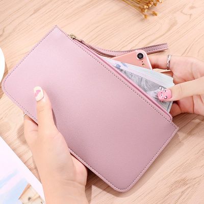 零钱包 日韩硬币包 小长款极简手腕手机包 女式 wallet for women