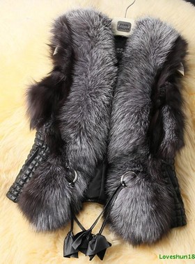 2018 Women Coat Ladies Winter for Coats Leather Vest Jacket