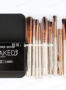 New 12pcs/set NAKED3 Power Brush URBAN Makeup Brushes