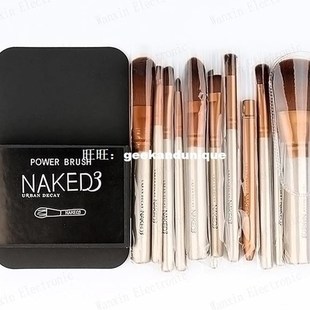 New 12pcs/set NAKED3 Power Brush URBAN Makeup Brushes