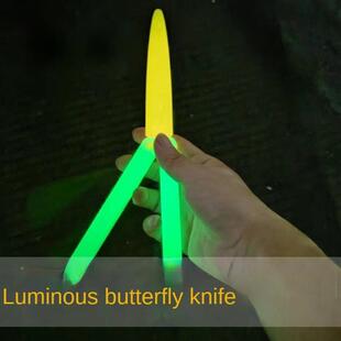3D Nightlight Carrot Knife Decompression Toy Mini Butterfly