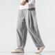 Pants Cotton Mens Breathable Linen Summer 裤 Male Trousers