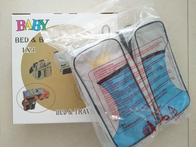 Mommy bag travel bed Foldable baby bed bag妈咪手提旅行床包包