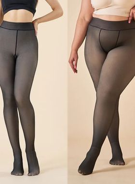 Thick Thermal Tights Stockings Women Warm Winter Sexy Transl