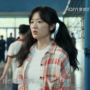 迎风的青春程苗苗孙千同款2024年秋季新款宽松百搭长袖格子衬衫女