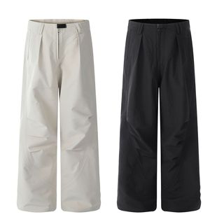 现在就出发王安宇黄景瑜同款复古秋冬中性设计宽松伞兵冲锋休闲裤