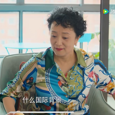 花鸟印花冰丝长袖仿真丝衬衣女