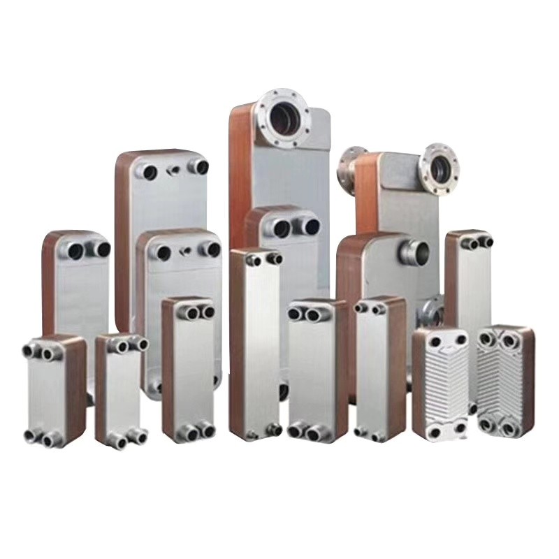 钎焊板式换热器 家用不锈钢过水热 工业多流程双系统热交换器