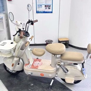 适用雅迪莱茵C50/C18台铃欣动可折叠前置儿童宝宝安全座椅