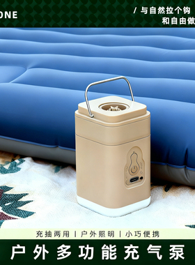 LAGONE户外电动充气泵露营气垫床帐篷游泳圈便捷式无线抽气打气泵