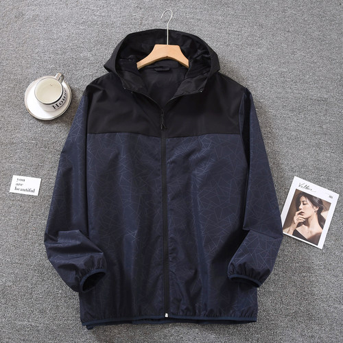 日单外贸大码男装秋冬冲锋衣外套