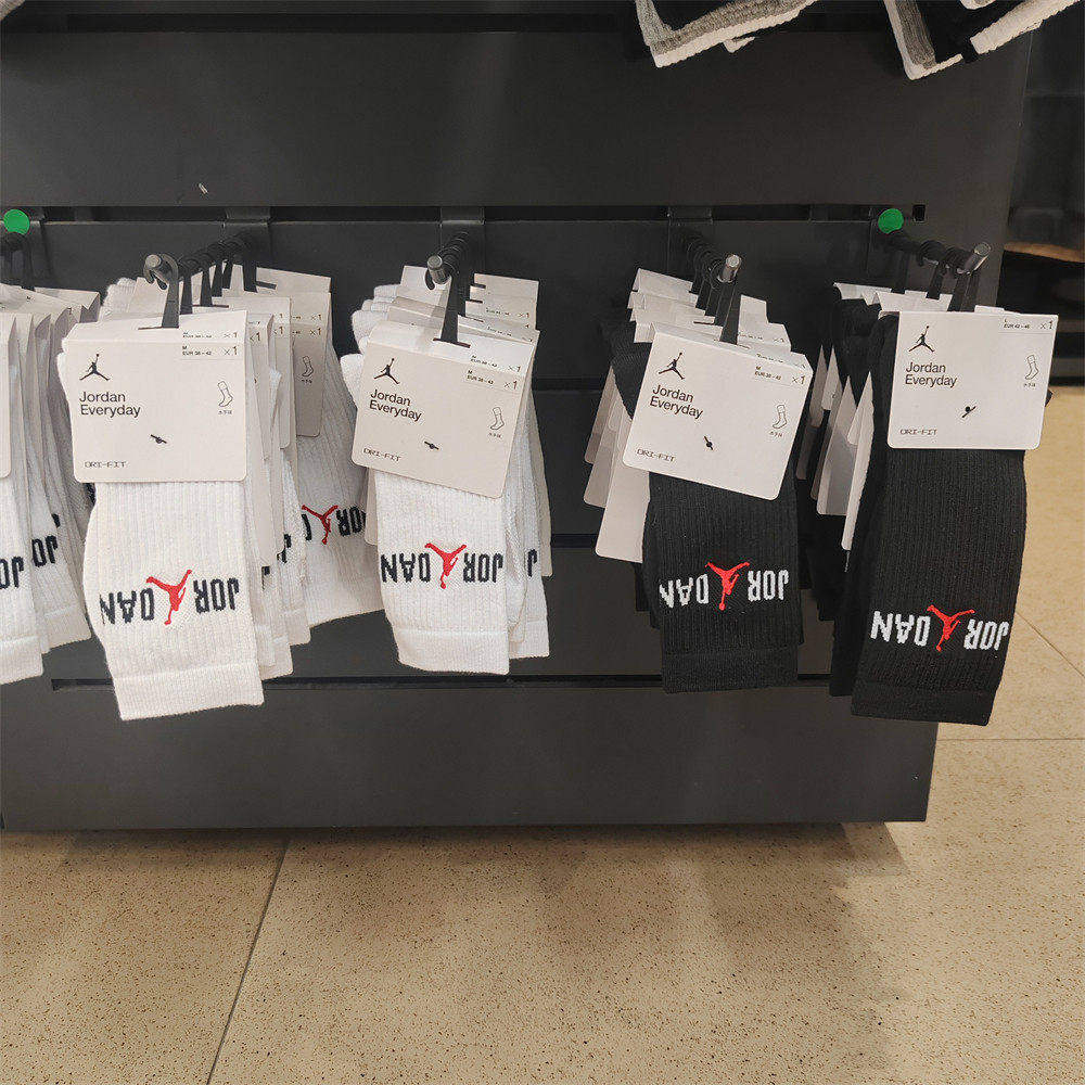 耐克/NIKE奥莱正品男女JORDAN经典运动篮球毛巾底中筒袜子IF3100