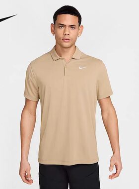 耐克NIKE奥莱正品男运动休闲速干刺绣网球翻领短袖T恤POLO DH0857