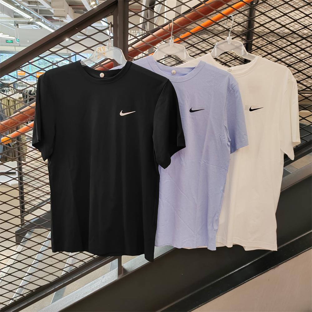 耐克NIKE男子休闲运动训练跑步防晒速干透气圆领短袖T恤DV9840