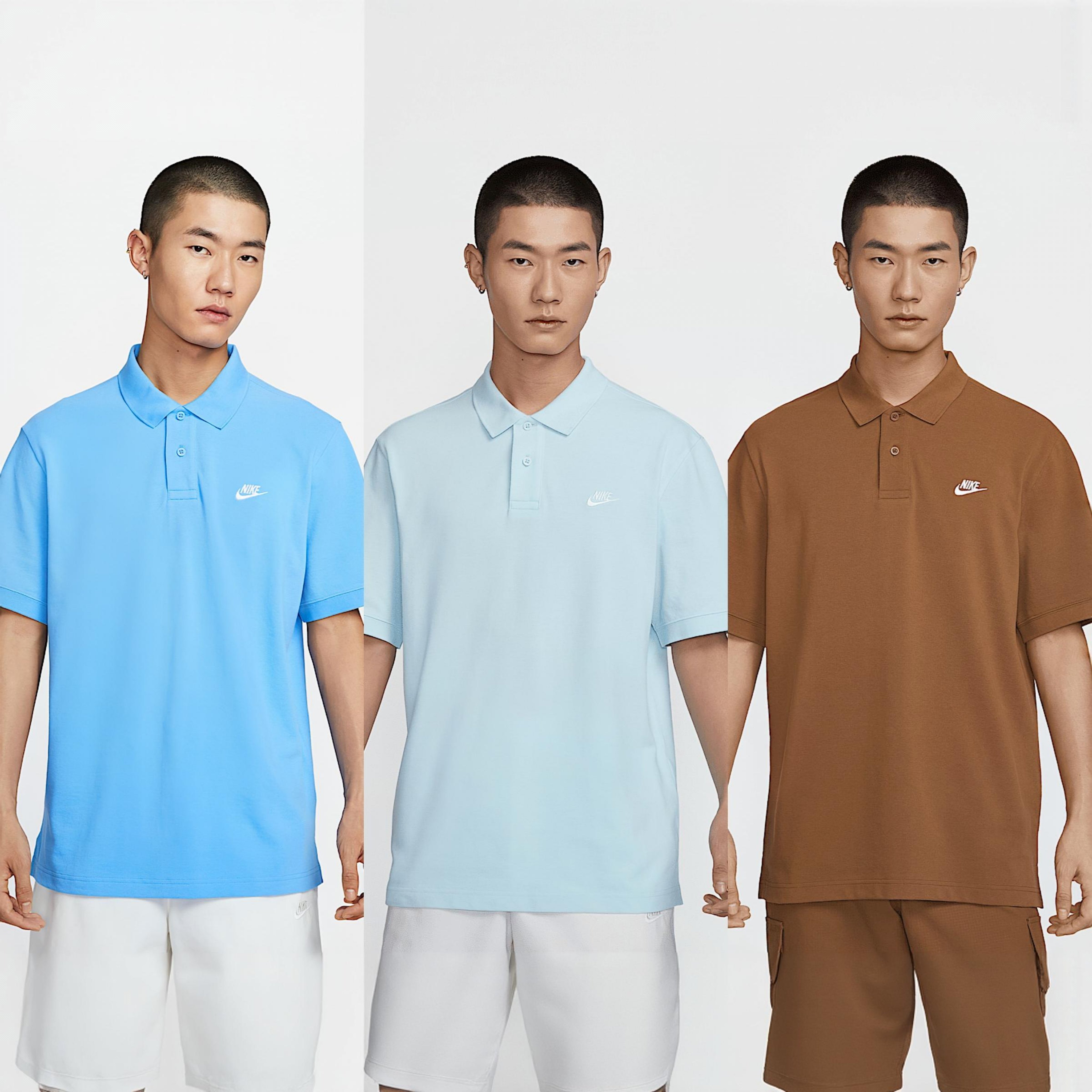 耐克NIKE奥莱正品男女运动休闲纯棉刺绣翻领短袖POLO衫T恤FN3895