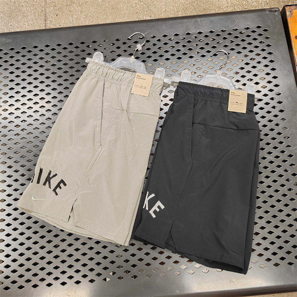 耐克NIKE奥莱正品男运动休闲梭织速干齐膝五分短裤FV9895-010-053