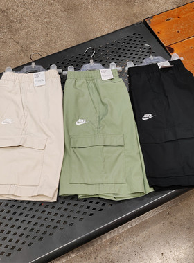 耐克NIKE奥莱正品运动休闲梭织透气舒适工装美式短裤FB1247FN3217