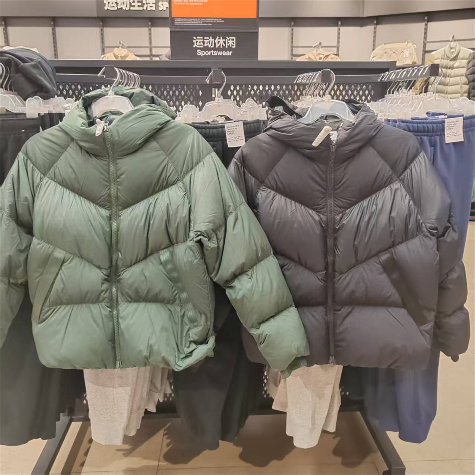 耐克NIKE男加厚保暖连帽羽绒服