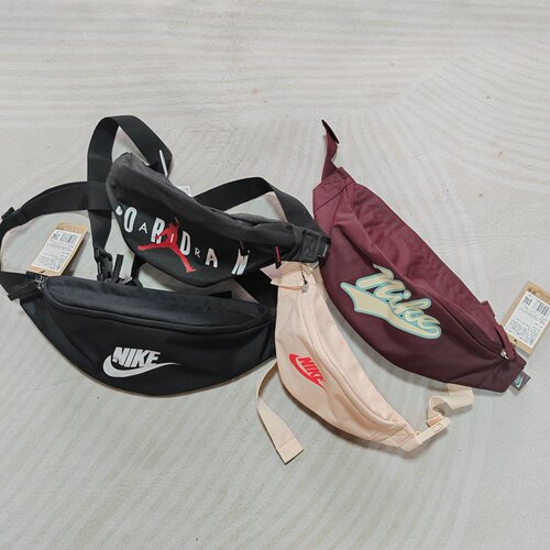 耐克NIKE奥莱正品男女斜挎包腰包小书包胸包DB0490 HV6615 DQ8114