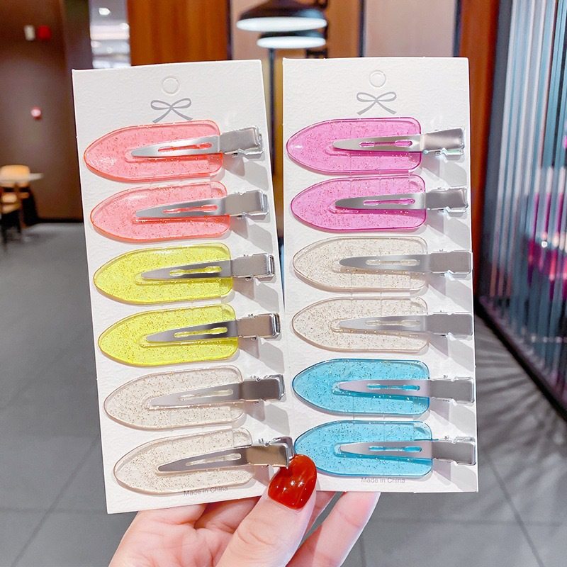 糖果色无痕夹奶油胶DIY材料边夹塑料发卡化妆洗脸额前刘海碎发夹,饰品/流行首饰/时尚饰品新,民族风发饰,淘宝优惠券,粉丝福利购,淘宝优惠卷