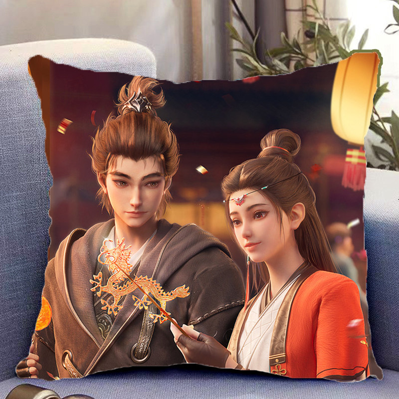 沧元图双面抱枕周边孟川柳七月照片国漫带枕芯靠枕垫枕头礼物定制