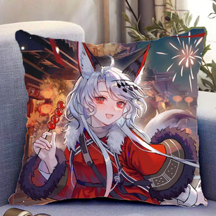狸猫盘双面抱枕物华弥新周边游戏照片带枕芯靠枕靠垫枕头礼物定制