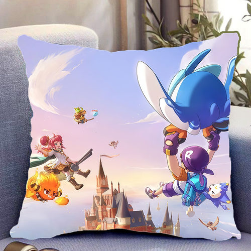 洛克王国世界双面抱枕游戏周边