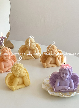 COG 自制ins韩国同款天使蜡烛香薰蜡烛闺蜜生日礼物摆件