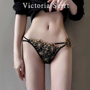 维多利亚女士纯欲蕾丝内裤2025爆款时尚性感纯棉低腰情调三角短裤