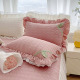 公主风加厚全棉纯棉枕套一对装 四季 通用单人枕头套枕芯套罩长方形