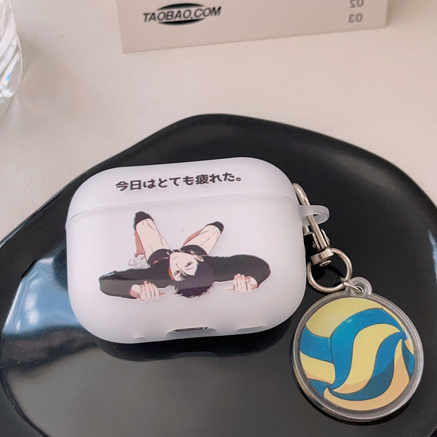 日向宝宝，简约小众可爱风创意airpods保护套pro3代/1/2/4/5一二三四五代适用苹果耳机保护套透明硅胶软防摔