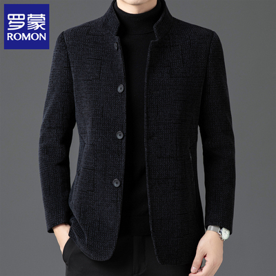 罗蒙雪尼尔2025秋冬保暖外套男士