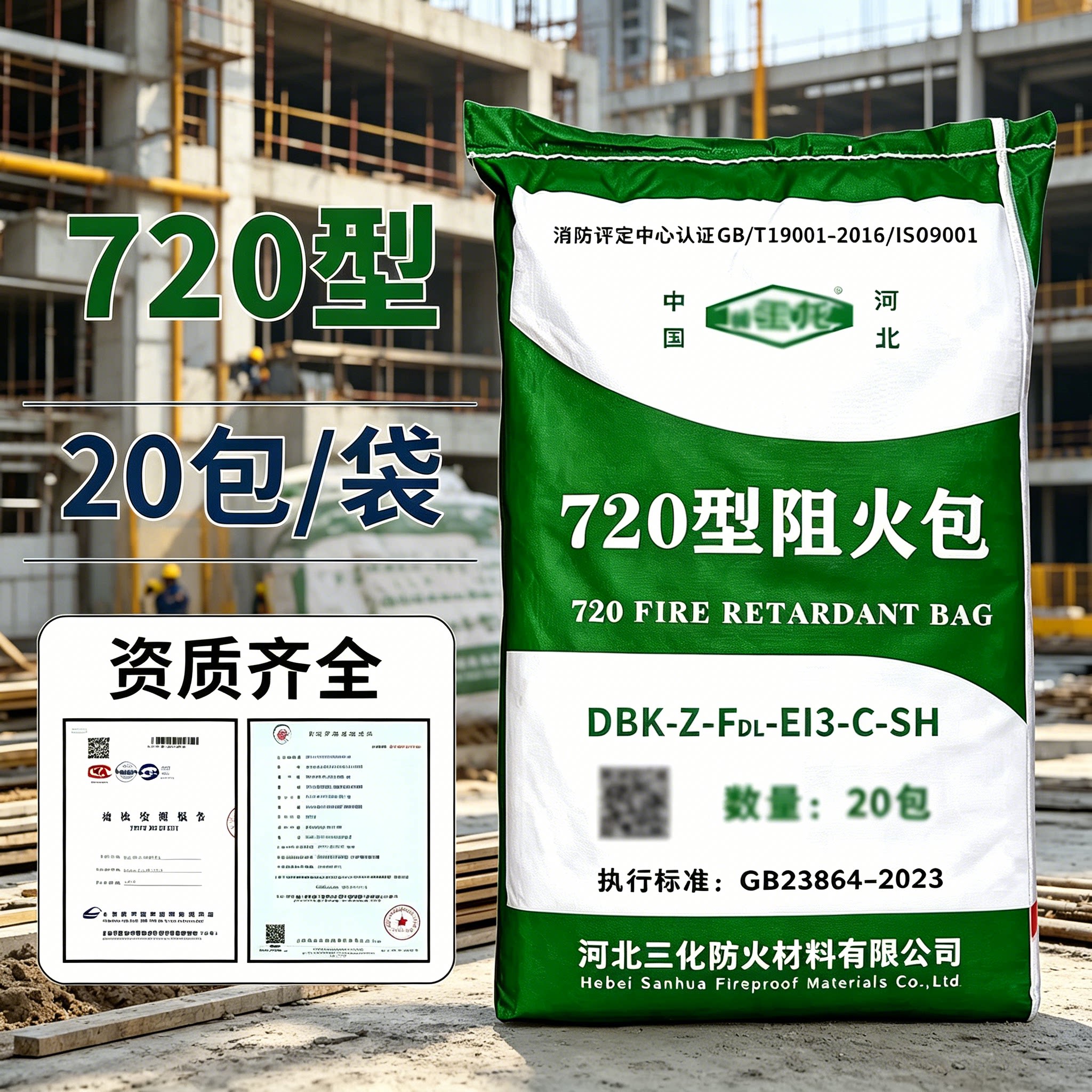 国标阻火包防火枕电缆桥架封堵