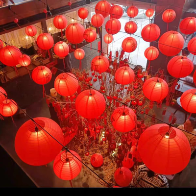 灯笼天幕灯笼长廊商业街度假区景区街道吊顶装饰灯户外防雨低压