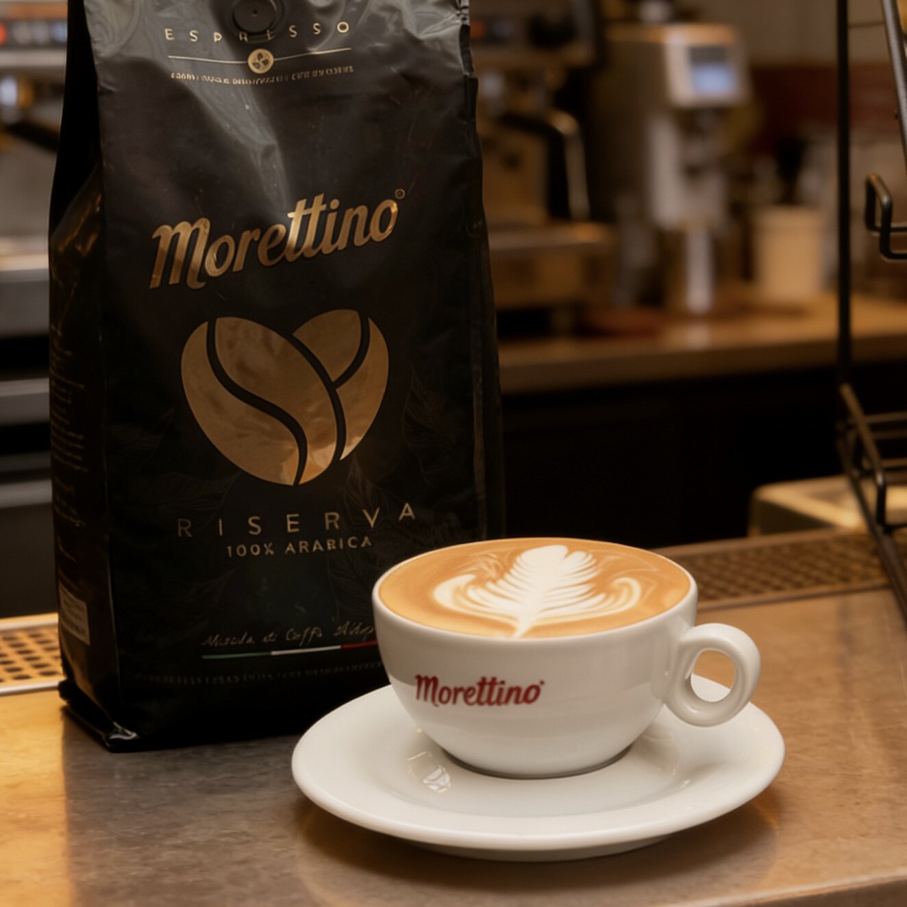 morettino魔帝诺100%金牌甄选咖啡豆1kg可议价DIY 原装意大利进口