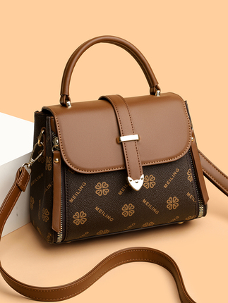 High-End Genuine Leather Women's Bag 2026 New Crossbody Bag Fashionable Versatile Women's Shoulder Casual Bag Soft Leather Small Square Bag for Women