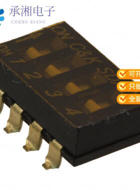 正品SDA04H0SB原装SWITCH SLIDE DIP SPST 25MA 24V