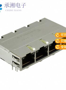 全新J1N-0005NL正品CONN JACK 4PORT 1000 BASE-T PCB