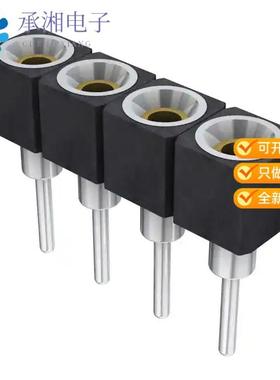 正品SS-104-T-2原装CONN RCPT 4POS 0.1 GOLD PCB