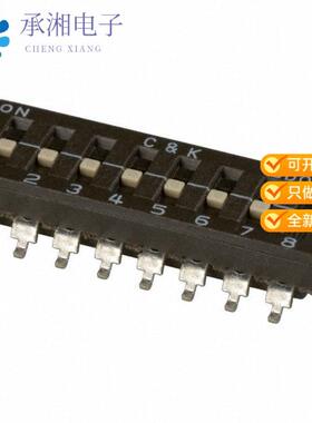 全新SD08H0SBR正品SWITCH SLIDE DIP SPST 100MA 25V