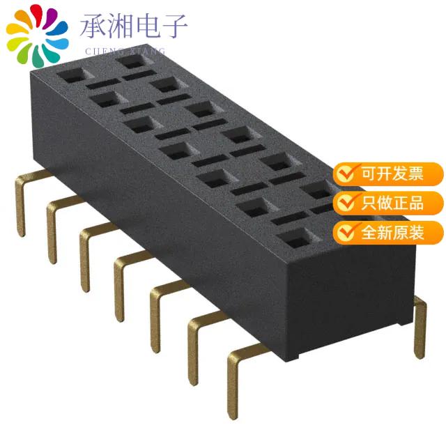 正品HLE-107-02-G-DV-PE原装CONN RCPT 14POS 0.1 GOLD