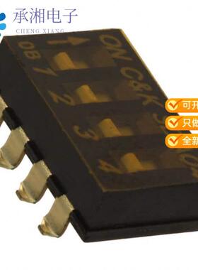 正品SDA04H0SBR原装SWITCH SLIDE DIP SPST 25MA 24V