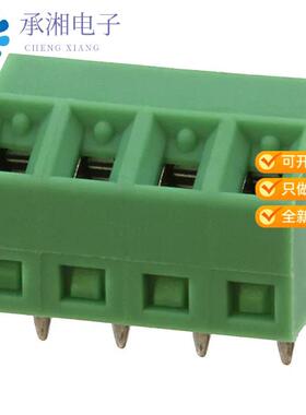 正品1728307原装TERM B 4POS 55DEG 3.81MM PCB
