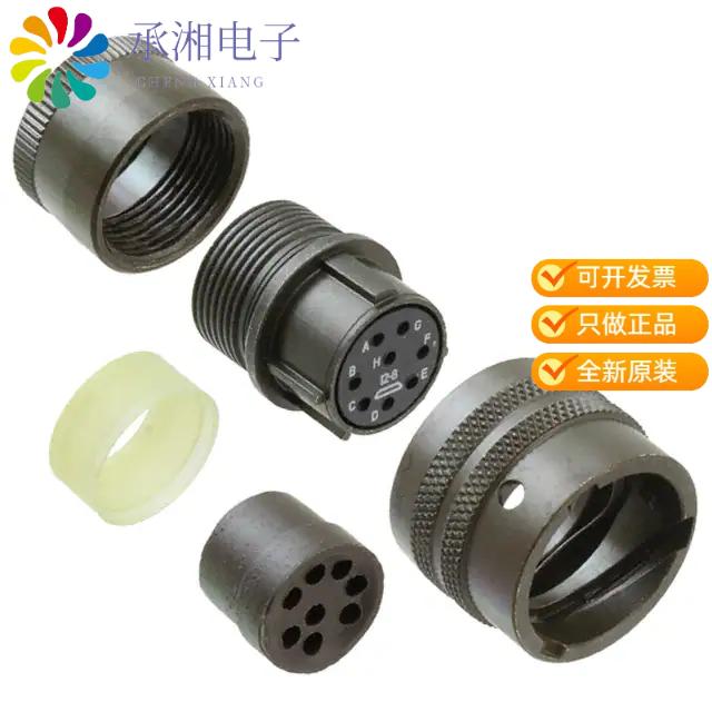 正品PT06E-12-8S原装CONN PLUG FMALE 8P GOLD SLDR CUP