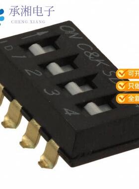 全新SDA04H0SBD正品SWITCH SLIDE DIP SPST 25MA 24V