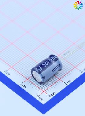 正品ERR1HM101F12OT原装直插铝电解电容 ±20% 50V 100µ